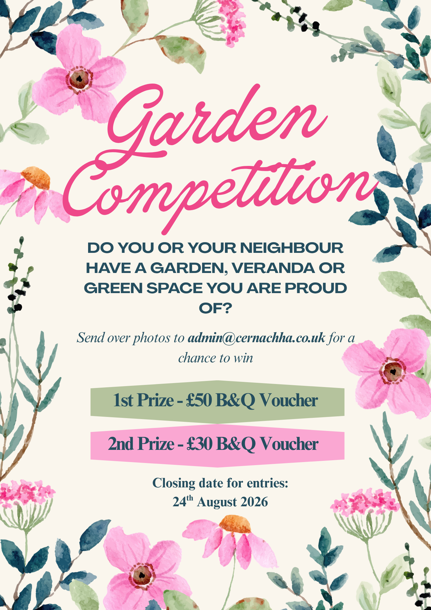 Garden Competition poster 2026